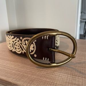Lucky Brand Embroidered Belt